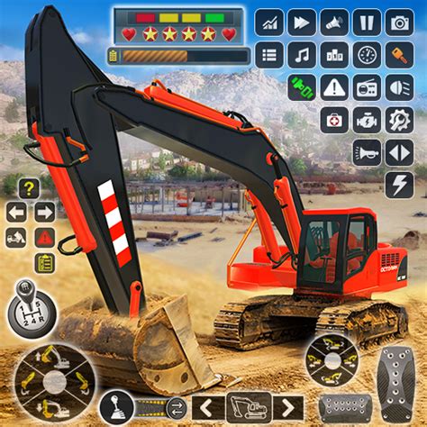 skid steer loader games|heavy excavator simulator game.